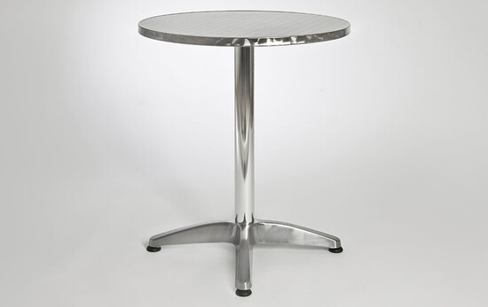 Bistrotisch alu 60cm 0 Beispiel