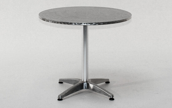 Bistrotisch alu 80cm 2259 0 Beispiel