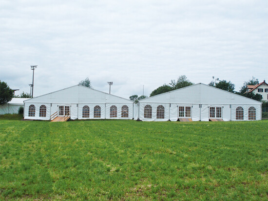 Beispiel Festhallen und Partyzelte