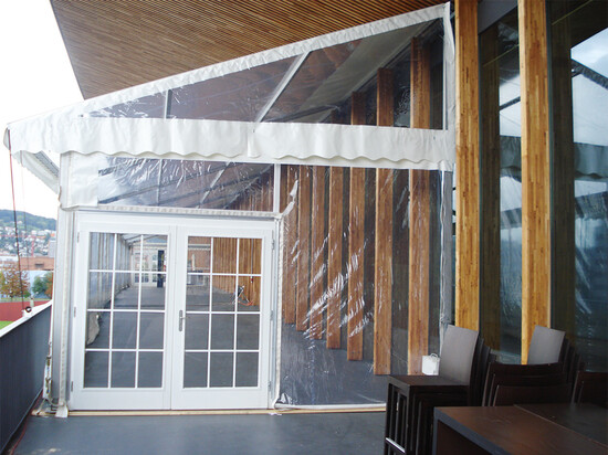 Beispiel Galazelte und Eingänge