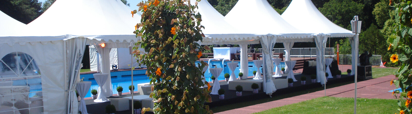 Beispiel Galazelte für exklusive und edle Anlässe