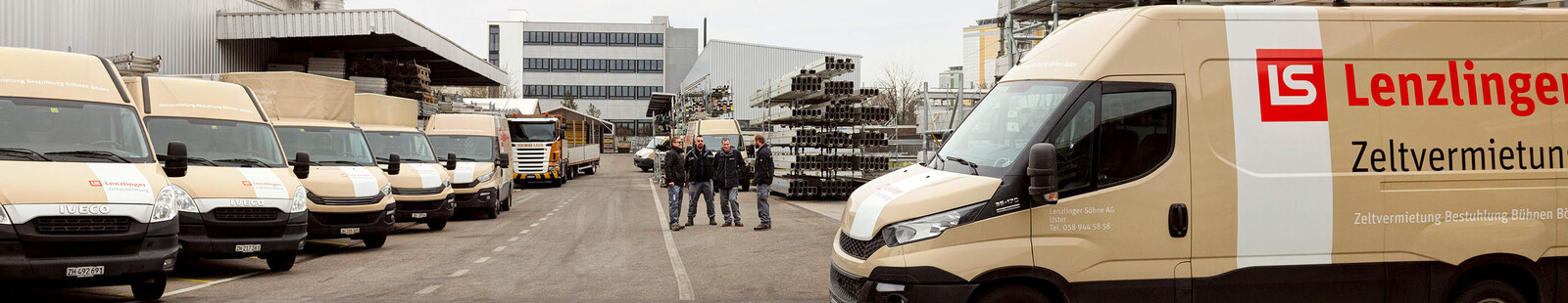 Leistungen der Zeltvermietung